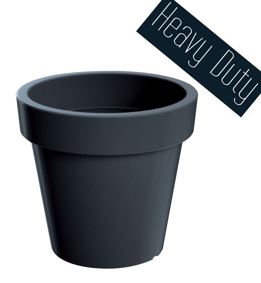 Prosperplast Kvetináč LEXO ROUND, šedý kameň, 60 cm