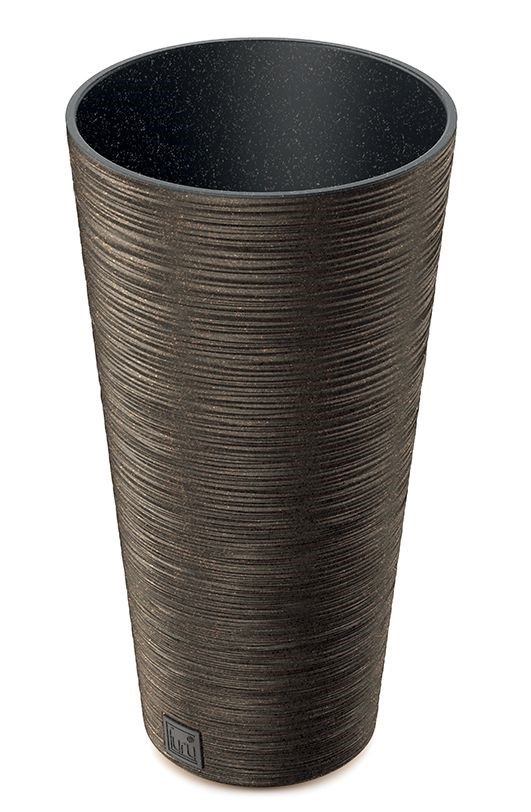 Kvetináč FURU SLIM ECO WOOD 30 cm, kávový