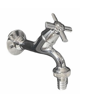 Vodovodný KOHÚTIK FANSKI 1/2" s adaptérom na hadicu, 105 mm