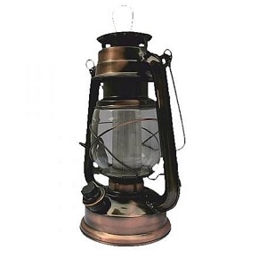  Lampa 16 LED - měděná