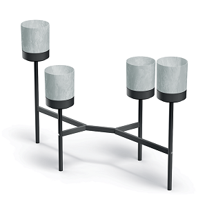 Stojan na kvety BLOOMIE STAND šedý 125 cm