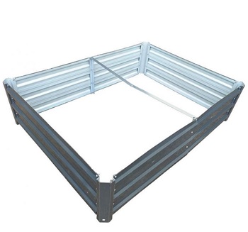 Vyvýšený záhon GARDEN, kov, 120x90x30 cm