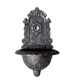 DEKORATÍVNÉ Liatinové  Umyvadlo MALÉ, zlatá patina