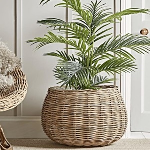 RATANOVÝ Kvetináč CLASSIC ROUND XXL, Grey, Ø58x43 cm