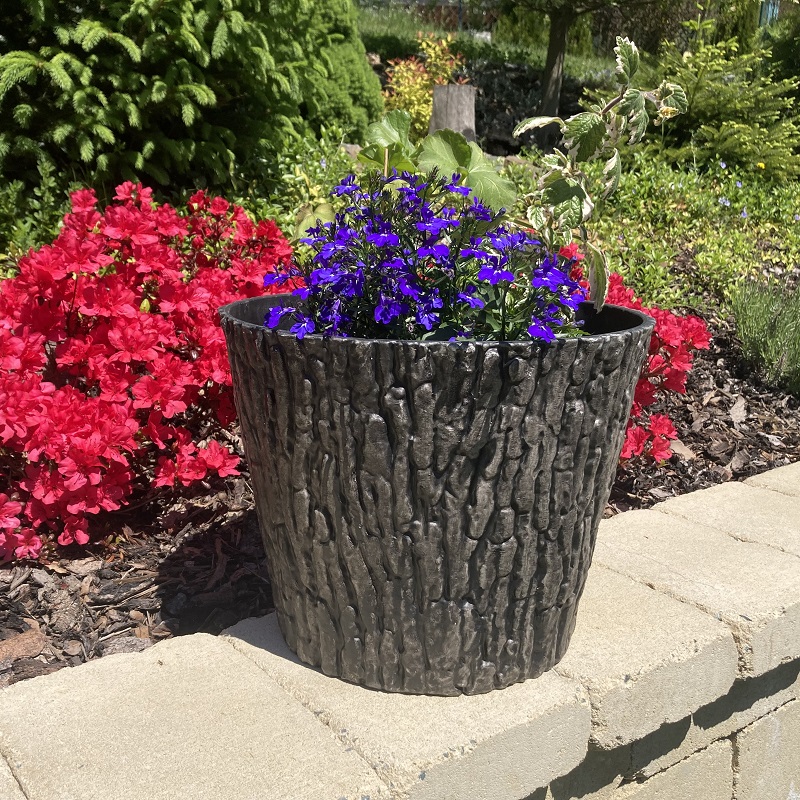 AZTE Květináč v imitaci dřeva - 38x30cm