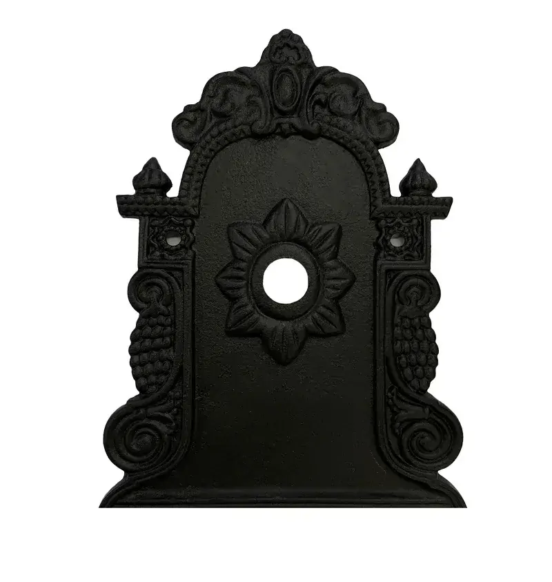 DEKORATÍVNÉ Liatinové umývadlo malé, čierne matné