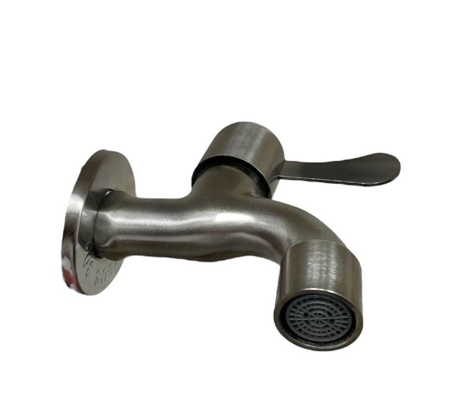 AZTE Vodovodný KOHÚTIK NEREZ 1/2" kovovo šedý