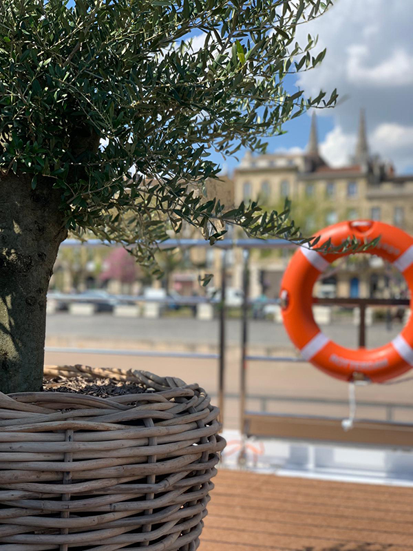 RATANOVÝ Kvetináč DRYPOT Grey, XXL Ø80 x 62 cm