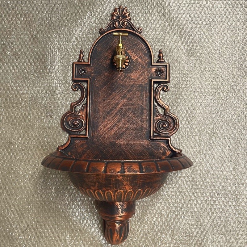 Záhradné umývadlo VERONA s kohútikom, ANTICKÝ BRONZ