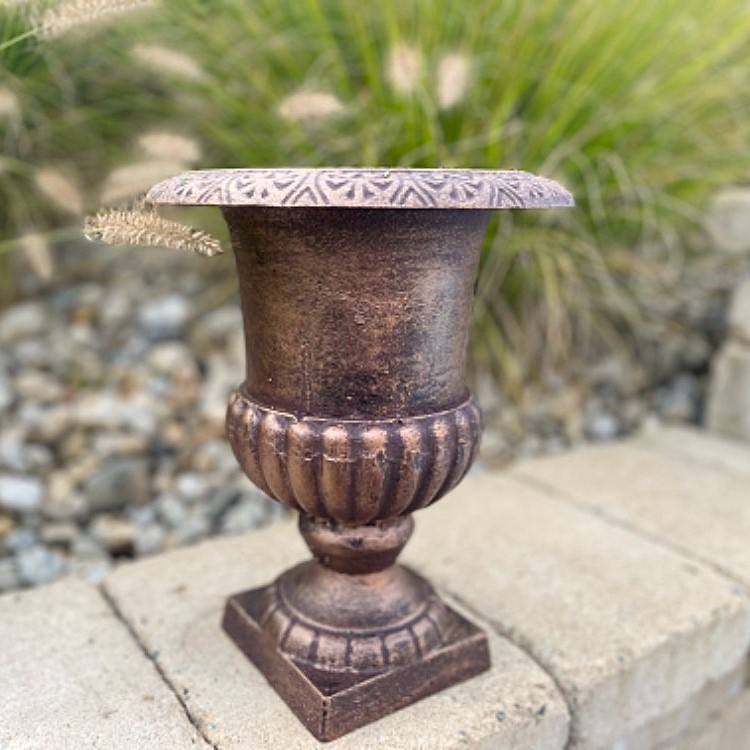 LITINOVÁ FRANCÚZSKÁ misa LÉA na podstavci, výška 30 cm