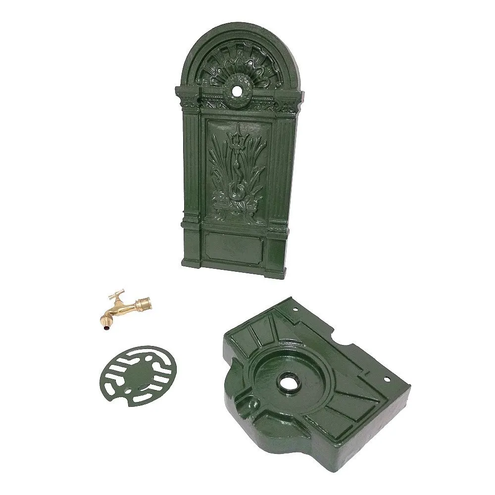 AZTE Záhradná VÝLEVKA s kohútikom, tmavozelená