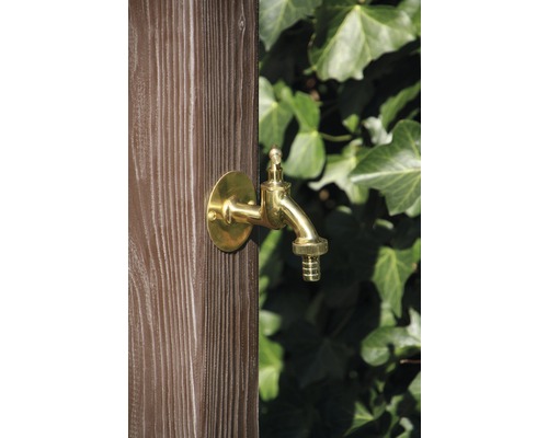 Záhradný stĺpik FOREST s kohútikom, umbra