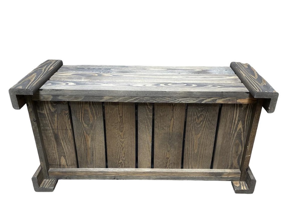 Drevený zahradný kvetináč VELVET, palisander, 800x400x330mm