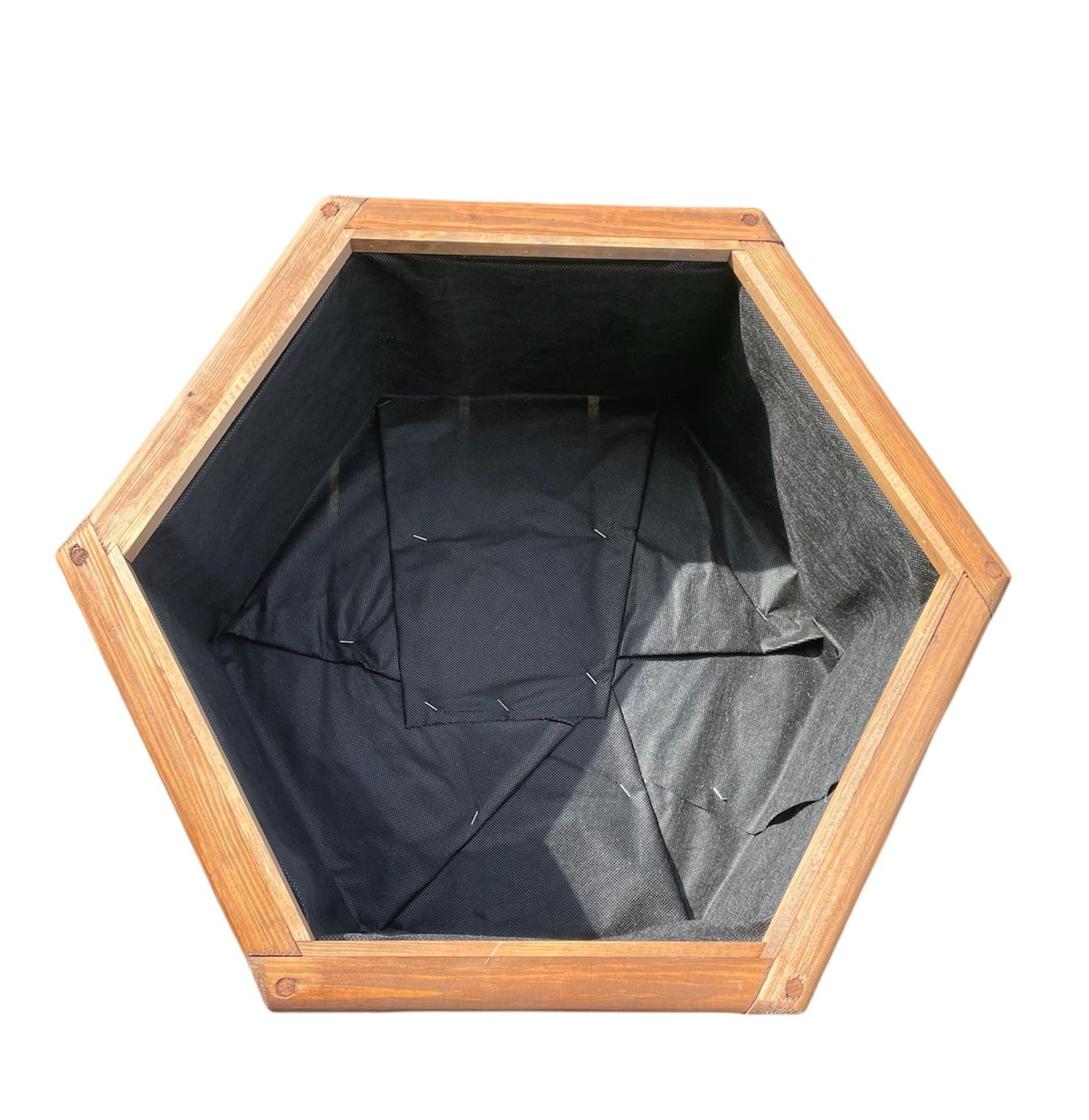 Drevený zahradný kvetináč AKSAMIT, teak, 600x300