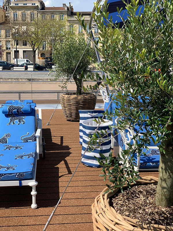 RATANOVÝ Kvetináč DRYPOT Grey, XXL Ø80 x 62 cm