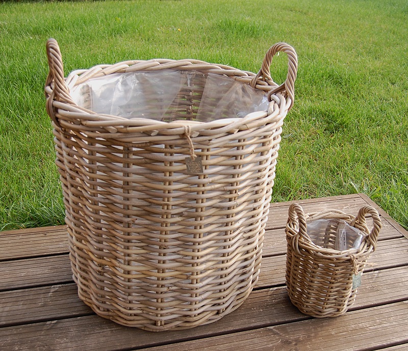 RATANOVÉ Koše DUO XLS, Grey - SET 