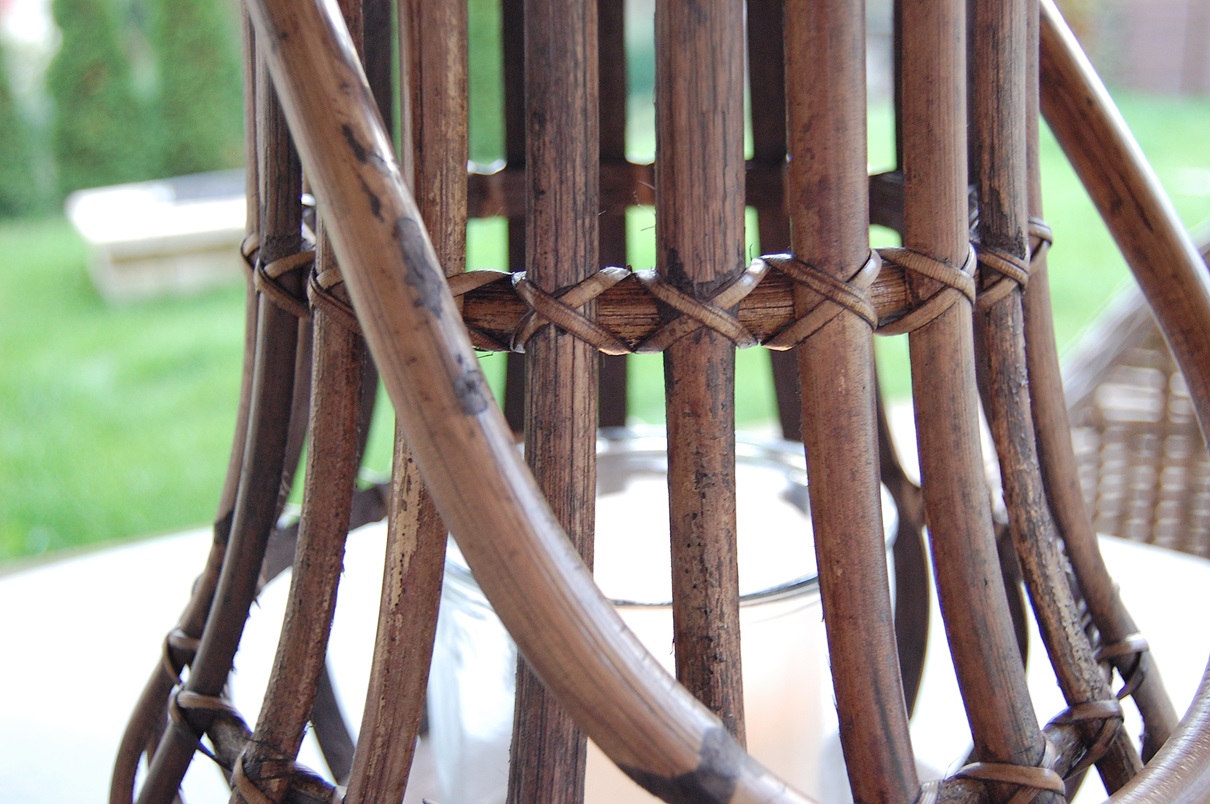 RATANOVÁ LUCERNA BIG, 28x30 cm