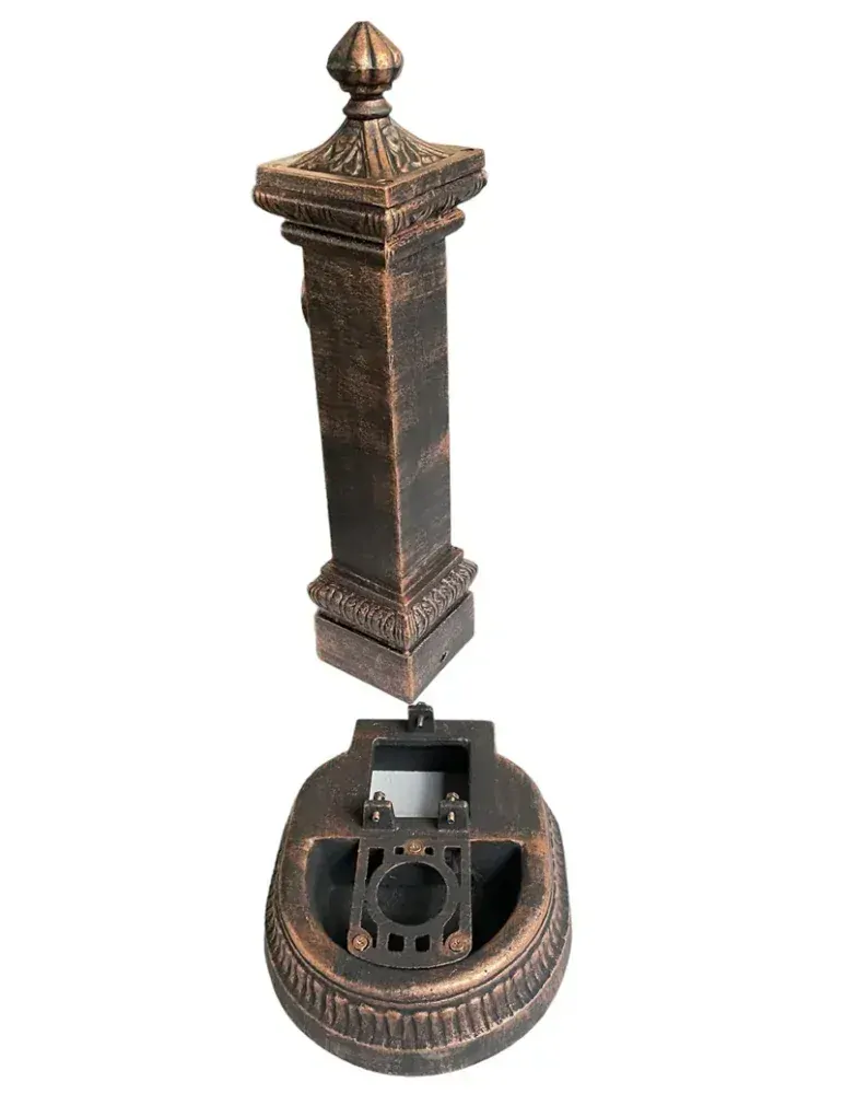 AZTE Vodovodný liatinový stĺpik, medená patina