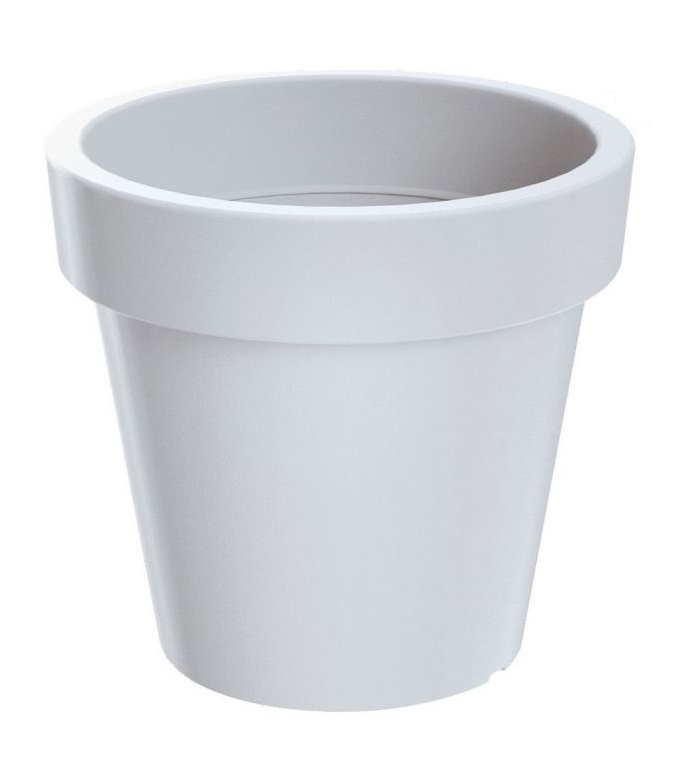 Kvetináč LEXO ROUND biely 100 cm