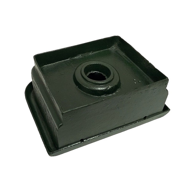 AZTE Záhradná VÝLEVKA s kohútikom, liatina, tmavozelená