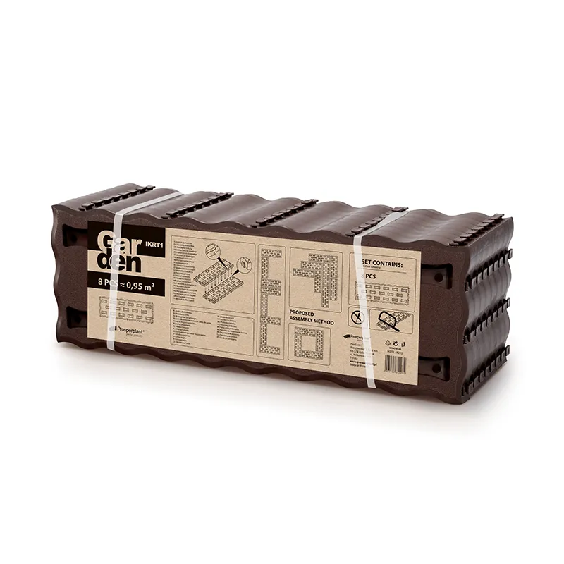 Záhonový chodník PAD tm.hnědý 60x20cm - 0,95m2