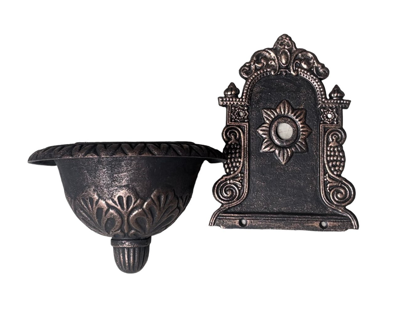 DEKORATÍVNÉ Liatinové  Umyvadlo MALÉ, medená patina