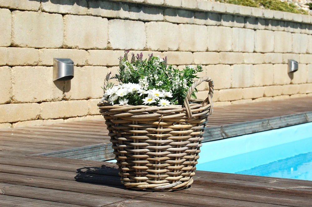 RATANOVÉ Koše, Grey - SET