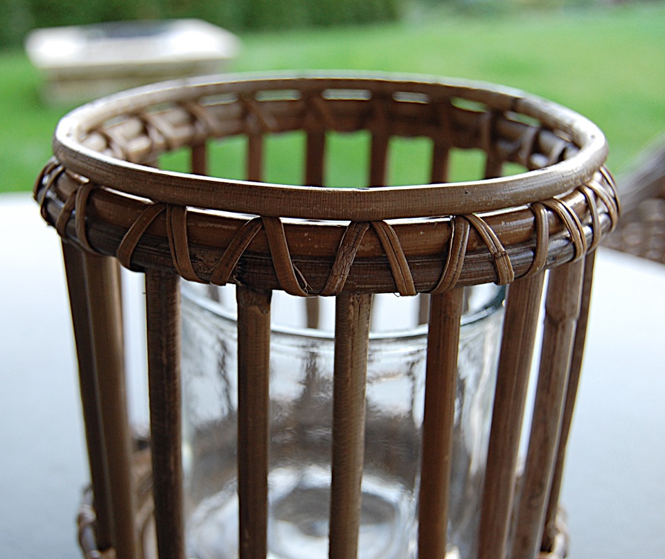 RATANOVÁ LUCERNA RING, S 15x15 cm