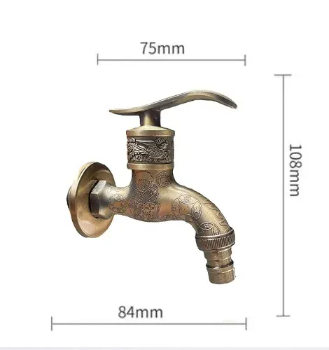 Vodovodný KOHOUTEK TELLUS 1/2", tmavá zlat