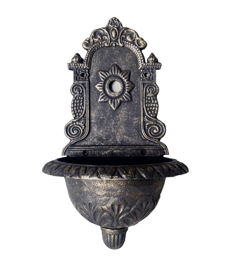 DEKORATÍVNÉ Liatinové  Umyvadlo MALÉ, zlatá patina