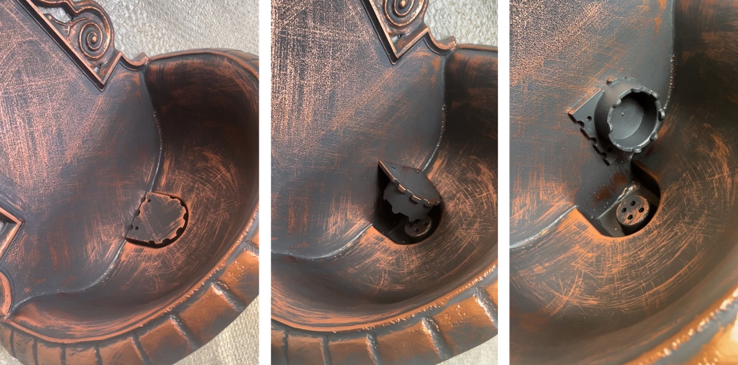 Záhradné umývadlo VERONA s kohútikom, ANTICKÝ BRONZ