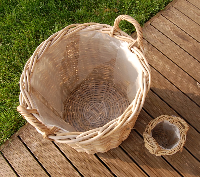 RATANOVÉ Koše DUO XLS, Grey - SET 