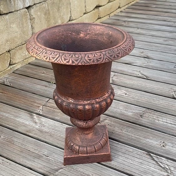 LITINOVÁ FRANCÚZSKÁ misa Lorraine na podstavci, výška 43 cm