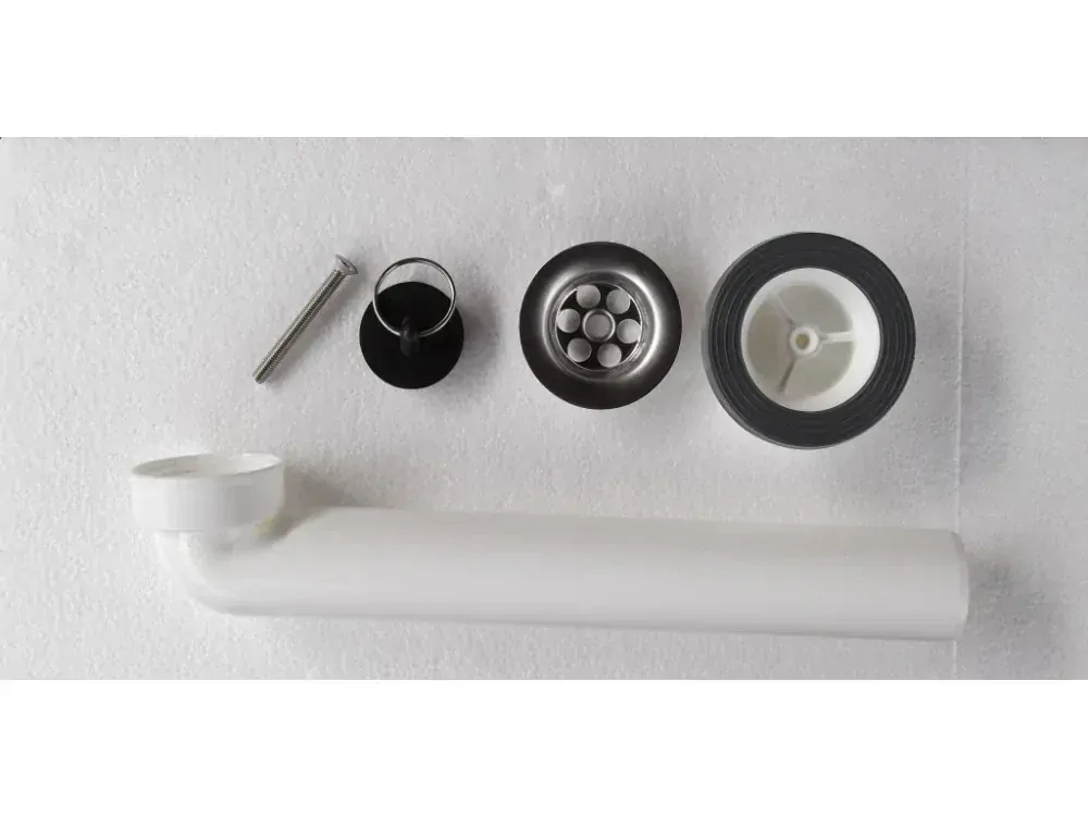 AZTE Záhradné umývadlo z ľahkej ZLIATINY HLINÍKA, s kohútikom, odtokom a sifónom, HNEDÉ