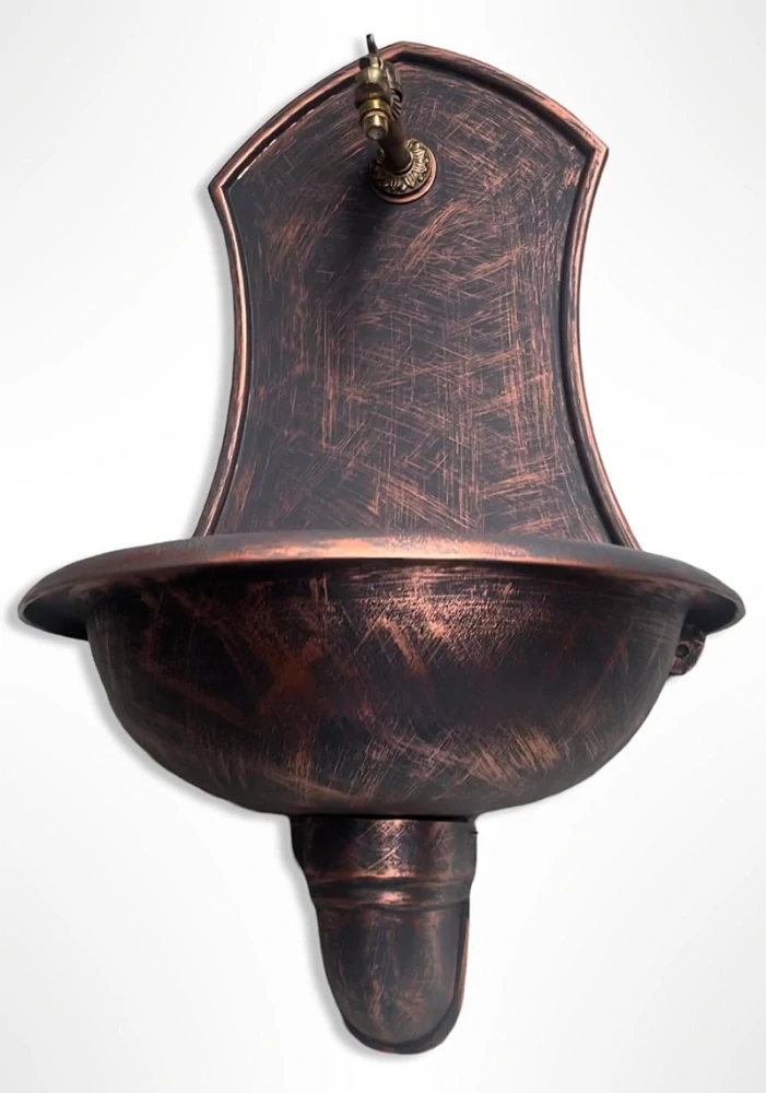Záhradné umývadlo SIENA s kohútikom DRAK, ANTICKÝ BRONZ
