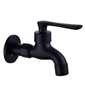 AZTE Vodovodný KOHÚTIK 1/2", čierny matný, 9,5 cm