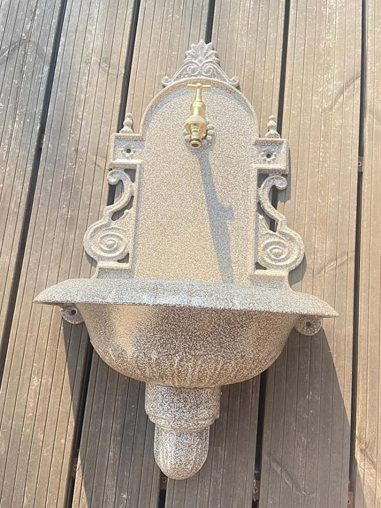 Záhradné umývadlo VERONA s kohútikom, BÉŽOVÝ GRANIT