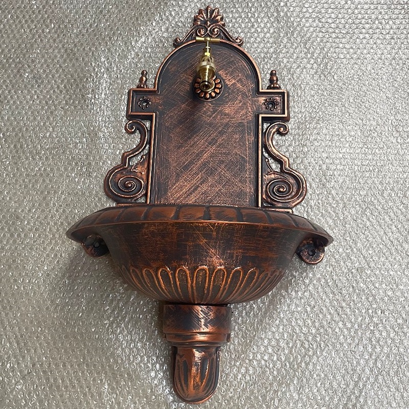 Záhradné umývadlo VERONA s kohútikom, ANTICKÝ BRONZ