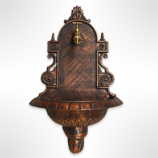 Záhradné umývadlo VERONA s kohútikom, ANTICKÝ BRONZ
