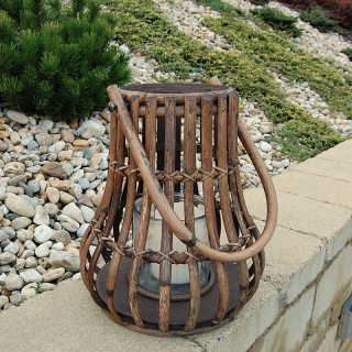 RATANOVÁ LUCERNA BIG, 28x30 cm