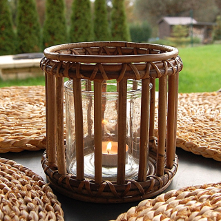 RATANOVÁ LUCERNA RING, S 15x15 cm